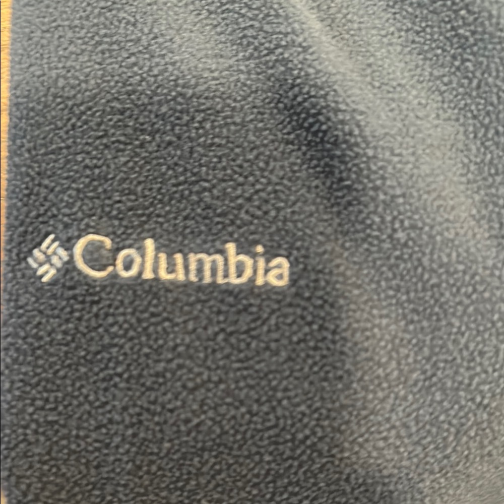Columbia Blue 1/4 Zip Long Sleeve Fleece Top - Picture 3 of 4